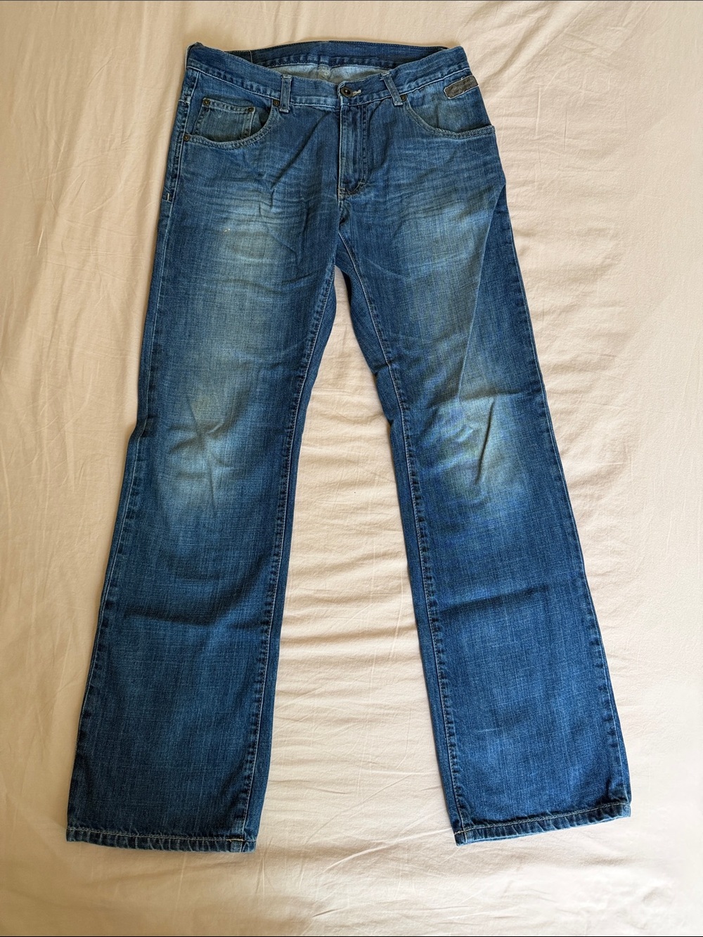 Calvin Klein Jeans Blue Bootcut Denim with Faded Finish